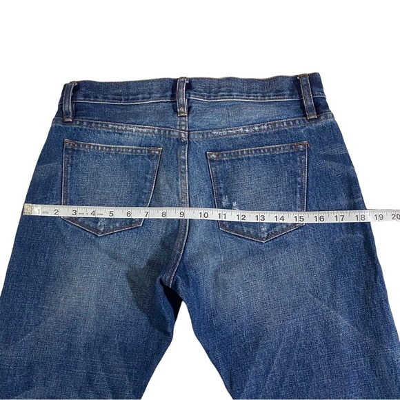 J. Crew Jeans Slim Broken-In Boyfriend Jeans Women Sz 25 x28 Whiskered Denim - Picture 10 of 12